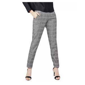Express Extra Slim Plaid Gray Pants